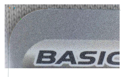 Card corner macro photo